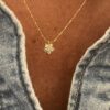 Collier Pétales Strass