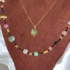 Collier Trèfle émaillé porte bonheur – Image 2