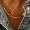 Bracelet Cigogne Rose et Rouge – Image 6