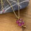 Collier Fleur Calcédoine – Image 2