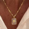 Collier Plaque Porte Bonheur – Image 6