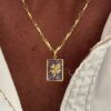 Collier Plaque Porte Bonheur – Image 5