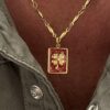 Collier Plaque Porte Bonheur – Image 4