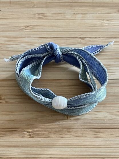 Bracelet Ruban Perle d'Eau Douce – Image 6