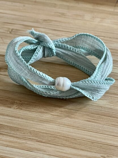 Bracelet Ruban Perle d'Eau Douce – Image 2