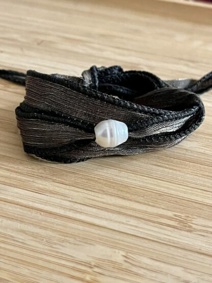 Bracelet Ruban Perle d'Eau Douce – Image 3