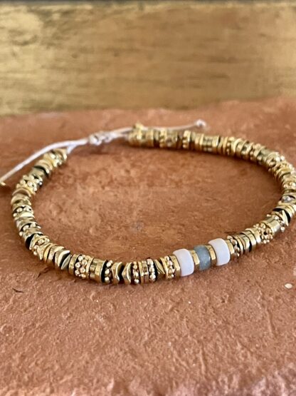 Bracelet Doré Texturé – Image 2