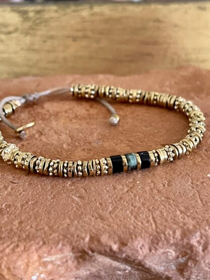 Bracelet Doré Texturé – Image 3