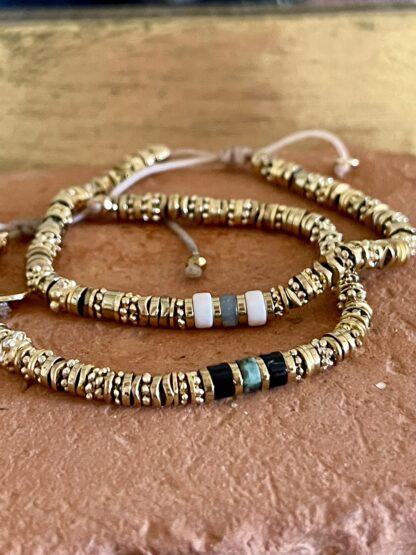 Bracelet Doré Texturé