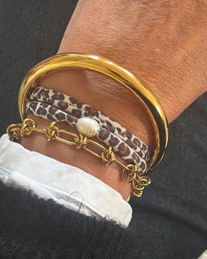 Bracelet Cordon Plat Élastique – Image 5