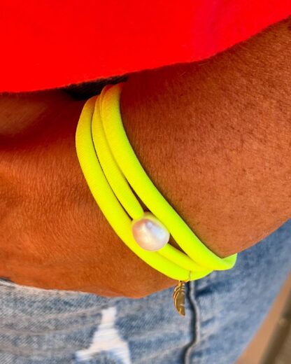 Bracelet Cordon Plat Élastique – Image 2