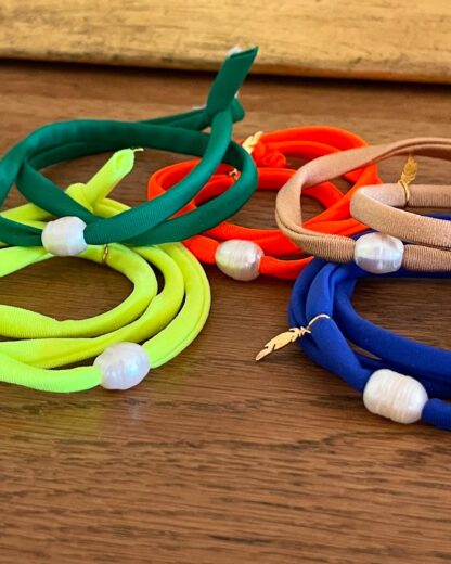 Bracelet Cordon Plat Élastique