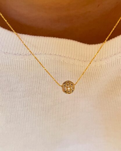 Collier Perle Strass – Image 3