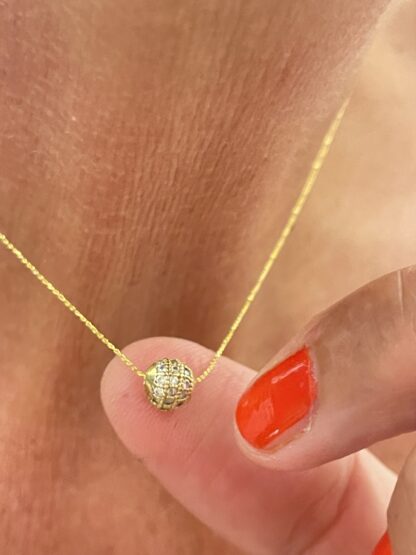Collier Perle Strass – Image 4