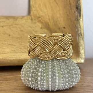 Bague Large Tressée