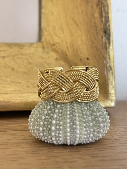 Bague Large Tressée
