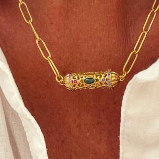 Collier Amulette Filigrane