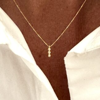 Collier Trois Petits brillants