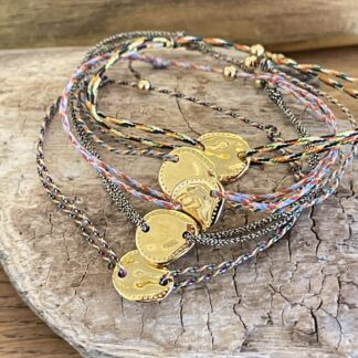 Bracelet Médaille Martelée