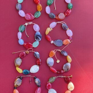 Bracelet Galets Multicolores