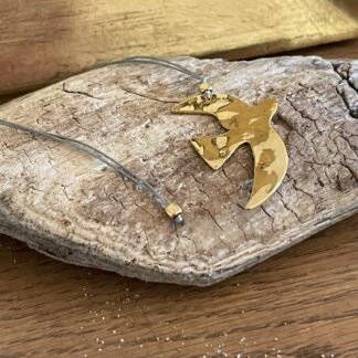 Collier Colombe sur fil